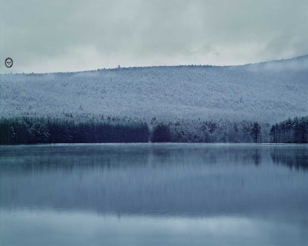 Cooper Lake,

        Winter Twilight, Lake Hill, NY 1986